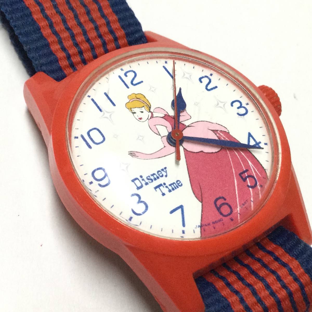 【昭和レトロ、希少】手巻き セイコー ディズニータイム シンデレラ 腕時計