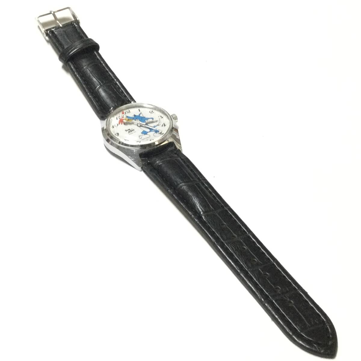 [ Showa Retro * rare Vintage ] hand winding Seiko Tom . Jerry wristwatch ②