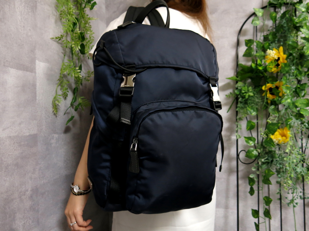 美品○PRADA プラダ○近年モデル○2VZ135○ポコノ ナイロン