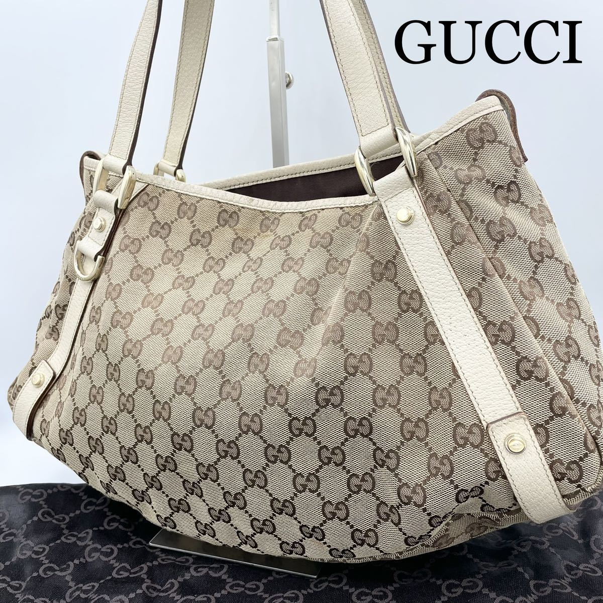 1円〜【GUCCI グッチ】バッグ ハンドバッグ トートバッグ キャンバス