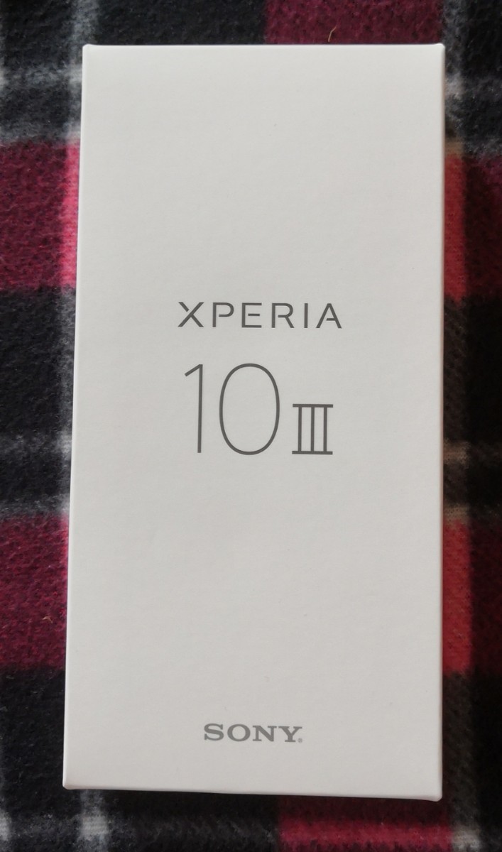 xperia 10 iii 本体 ホワイト　SIMロック解除済み 