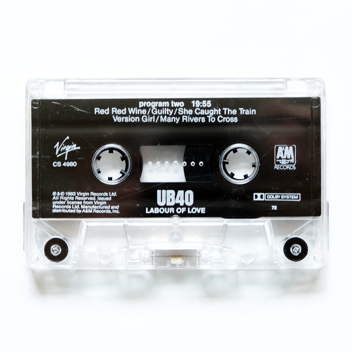 {US version cassette tape }UB40*Labour Of Love/ Reggae /Reggae
