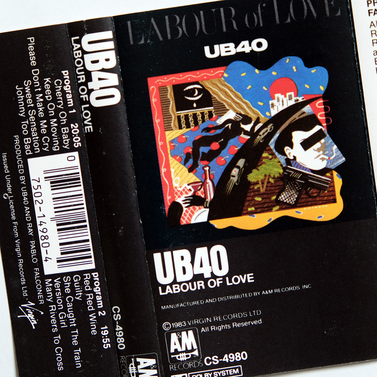 {US версия кассетная лента }UB40*Labour Of Love/ Reggae /Reggae