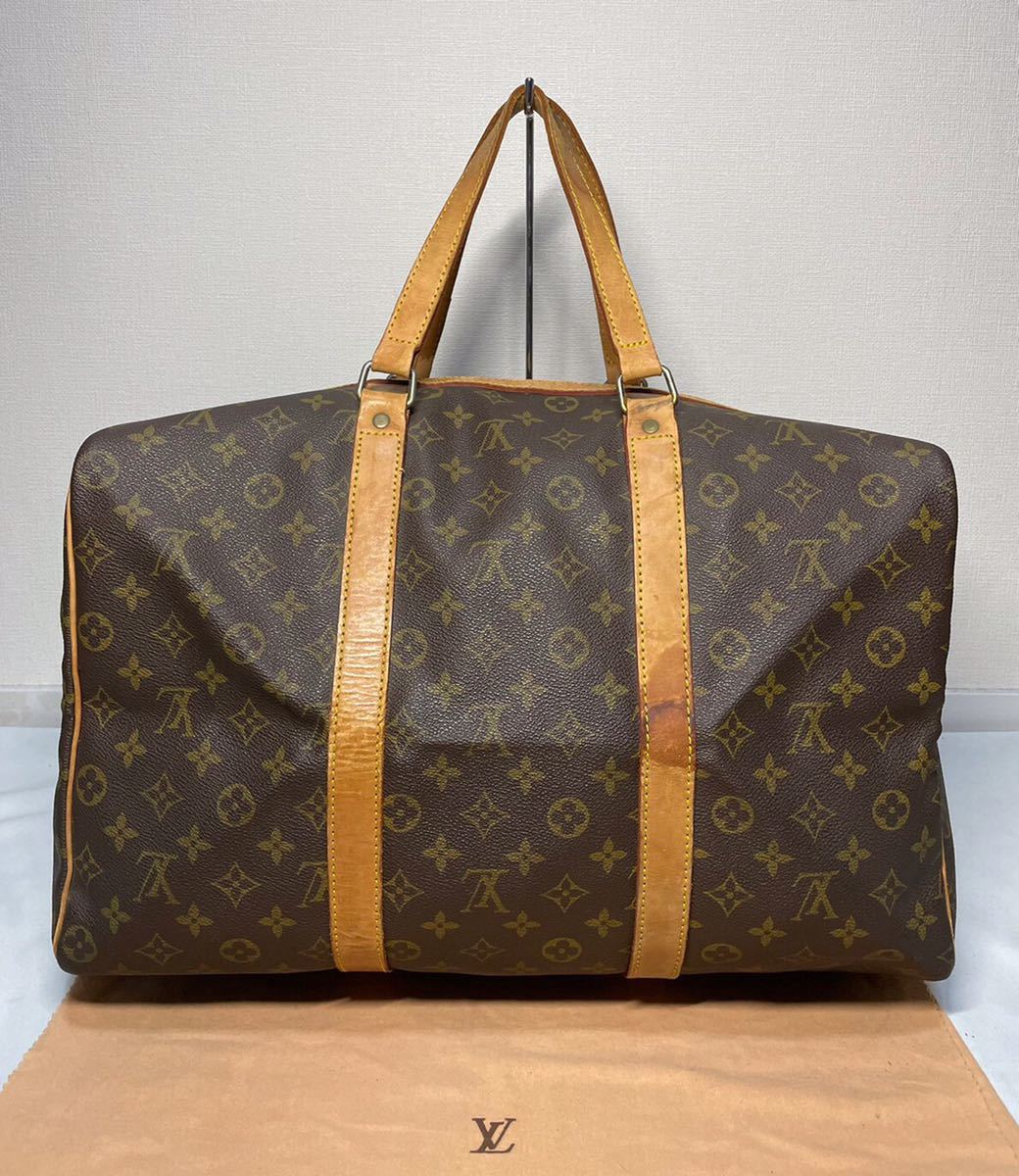 ルイヴィトン ボストンバック かばん バック LOUIS VUITTON サックスプール ハンドバック モノグラム キーポル ボストン