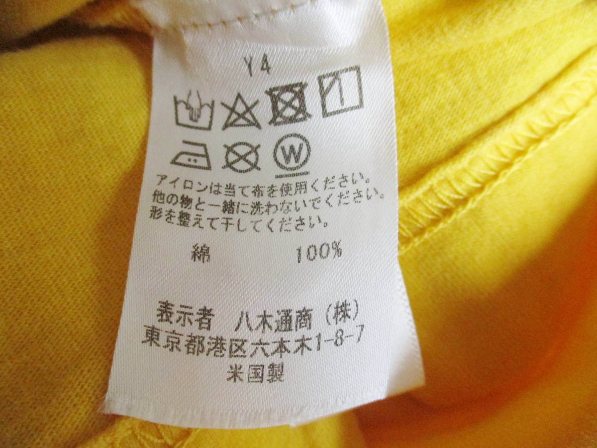  America производства * M Three Dots * короткий рукав градация рубашка-поло * желтый желтый 
