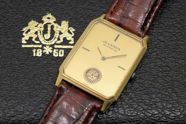 559 JUVENIA 1860 QUARTZ 750刻印 Cal.12115 不動品 ジュベニア