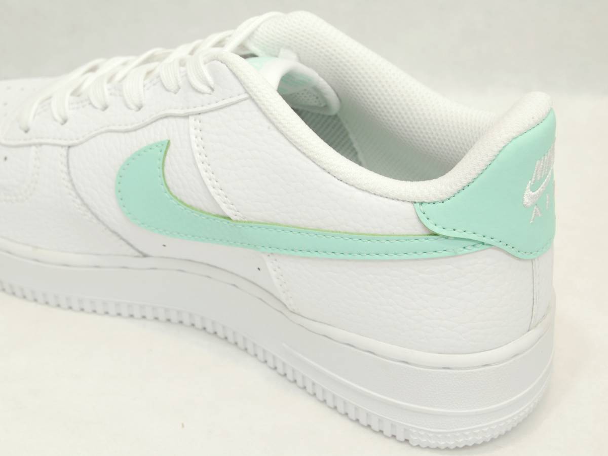 air force 1 gs★US5★検索用,エア,フォース,ワン,ロー,レザー,白,ホワイト,ミント,グリーン,ブルー,ターコイズ,水色,海外,限定,未発売