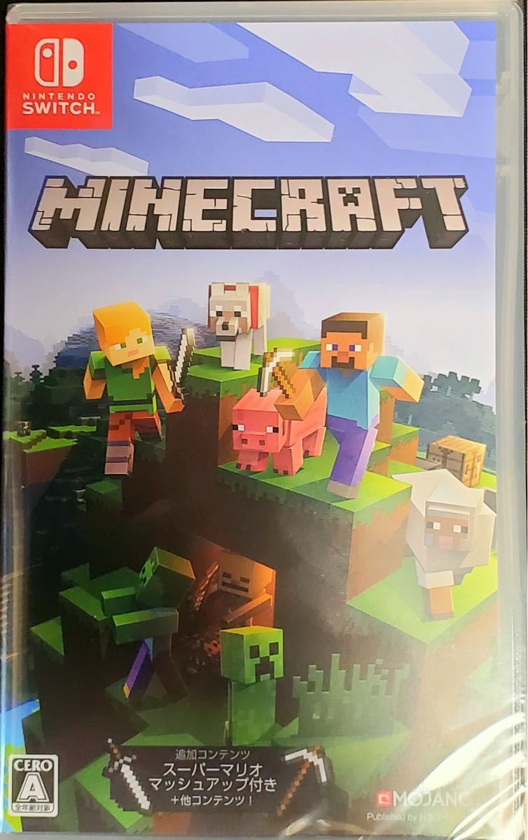 3本セット　Minecraft Nintendo Switch版　パッケージ版新品シュリンク未開封　マインクラフト シュリンク付き