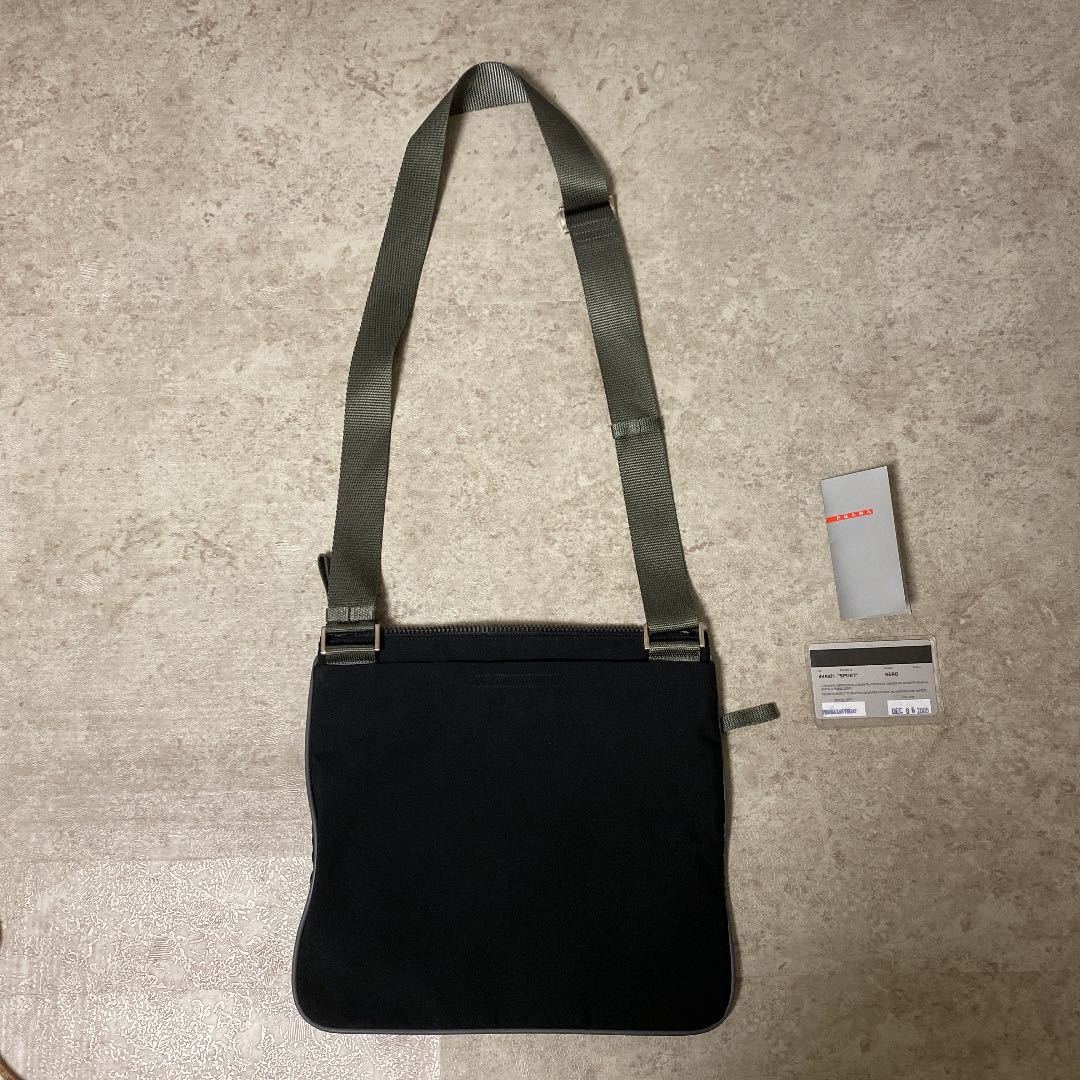 希少】00s archive PRADA sport プラダ ボディーバッグ-