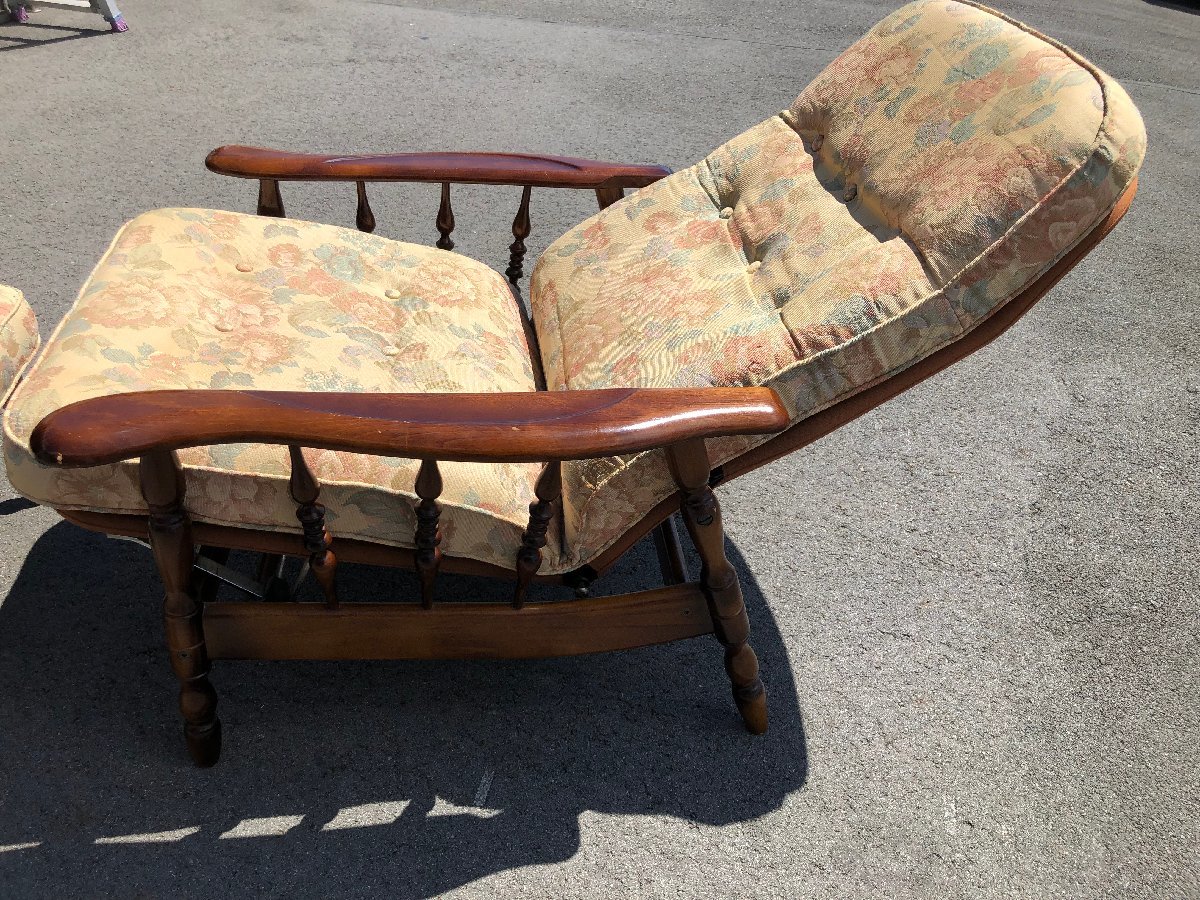中古 Karimoku カリモク コロニアル リクライニング パーソナル 中古 Karimoku カリモク コロニアル リクライニング パーソナル