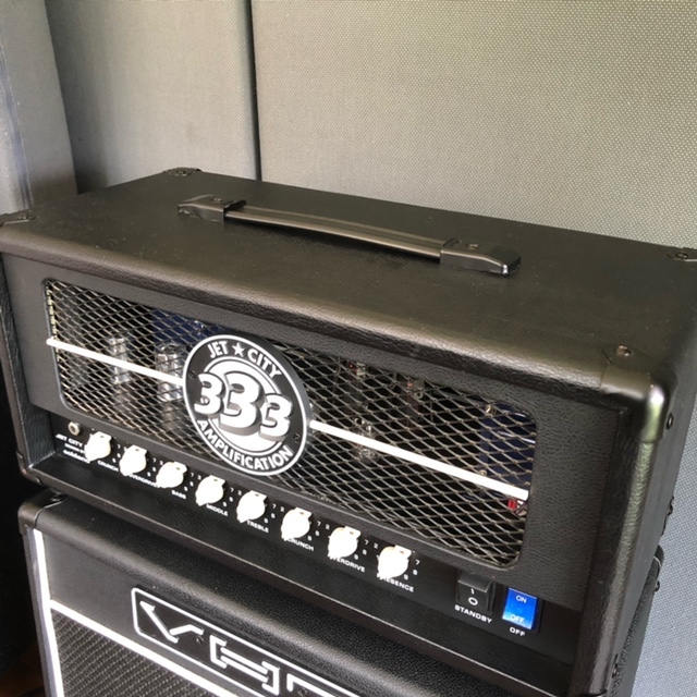 改造品 JET CITY AMPLIFICATION JCA22H マイク・ソルダーノ 真空管 ギター ヘッドアンプ フットスイッチ付_ノーマルノブをチキンノブに変更