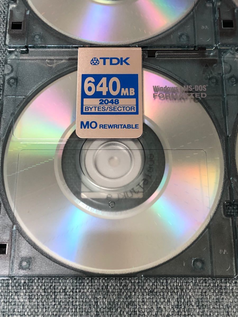 MOディスク　TDK MO 640MB 4枚