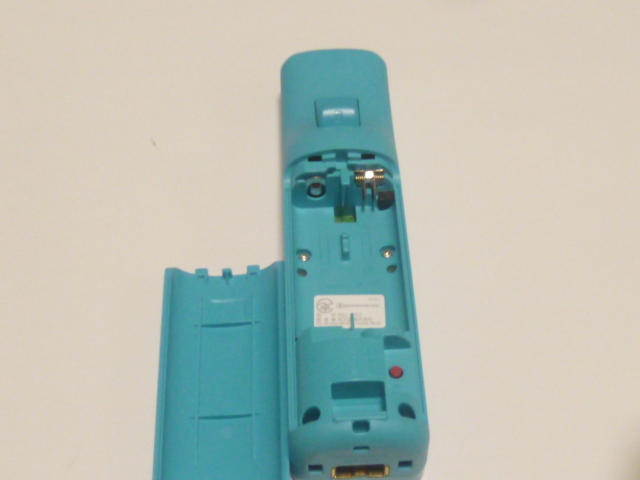 R017【即日配送 送料無料 動作確認済】Wiiリモコン　RVL-003 ブルー　青　コントローラ