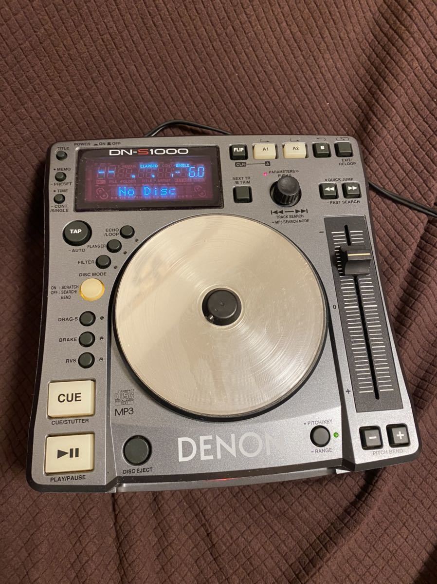 DN-S1000 大人気CDJ 希少商品！MP3再生対応テーブルトップ型シングルCDプレーヤーDENON デノン CDJ