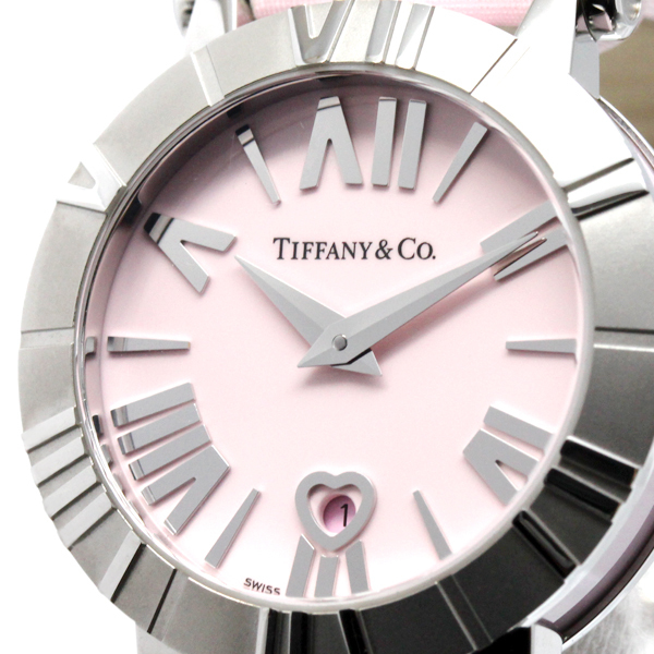 ティファニー TIFFANY&Co. アトラス Z1300.11.11A31A41A ピンク文字盤 レディース腕時計 クォーツ_画像6