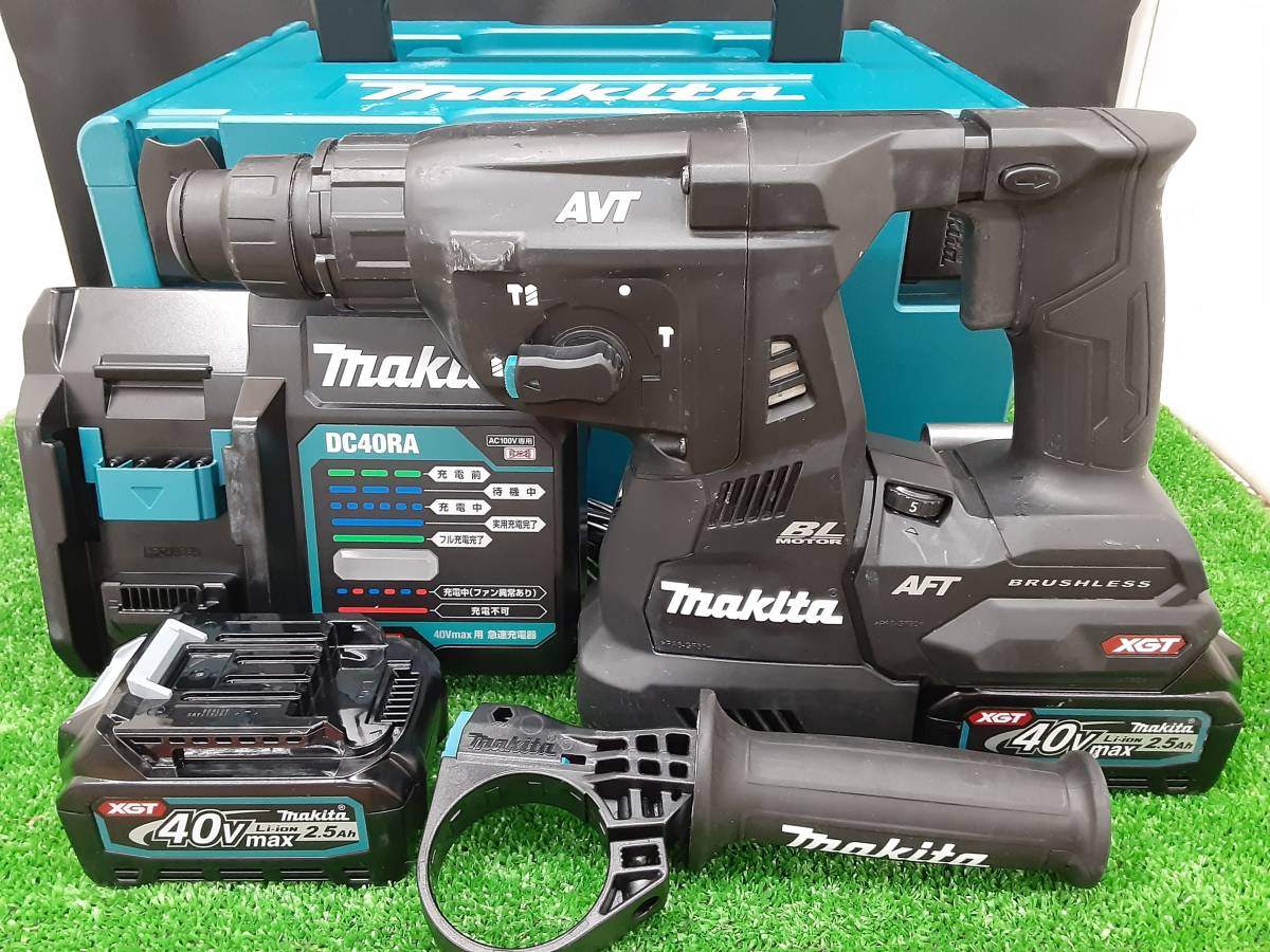 品 マキタ makita 40V 2.5Ah 28mm 充電式 ハンマドリル HR001GRDXB