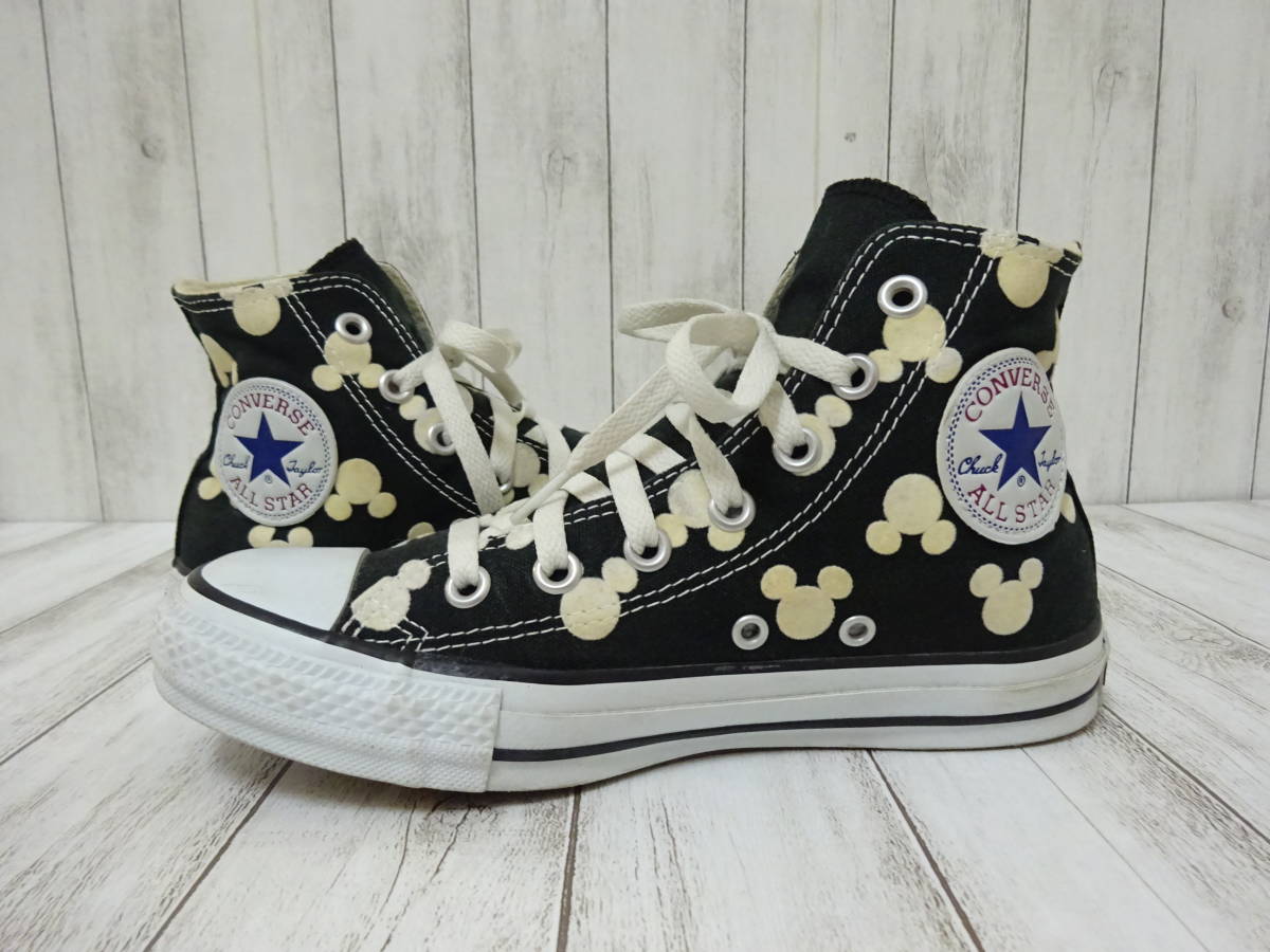 CONVERSE ALL STAR x TOKYO DISNEY SEA ハイカットスニーカー ミッキー 黒 レディース 23.5cm US4.5 コンバース 東京ディズニーシー_画像5