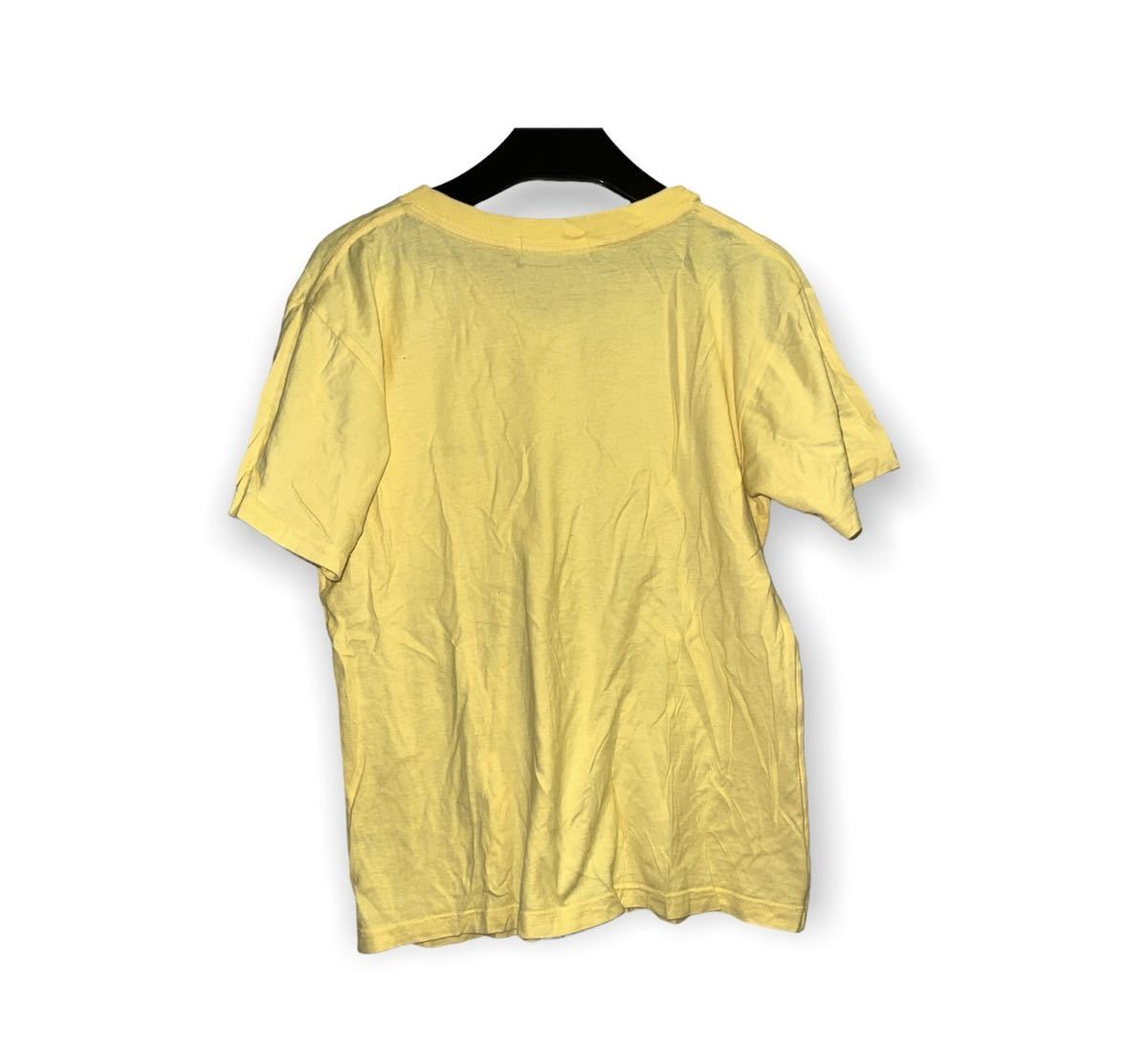 SPALDING 半袖Tシャツ Vネック　イエロー系　150cm_画像2