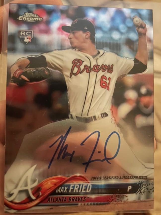 Max Fried MLB topps Real One Auto サインカード 【SALE／37%OFF 