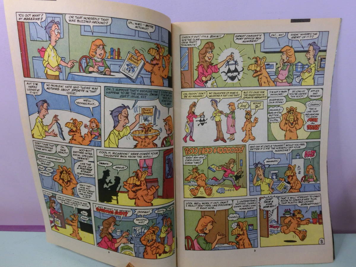  Alf ALF* подлинная вещь Vintage комикс American Comics манга * за границей драма NHK образование телевизор Tokoro George comics книга с картинками cartoon