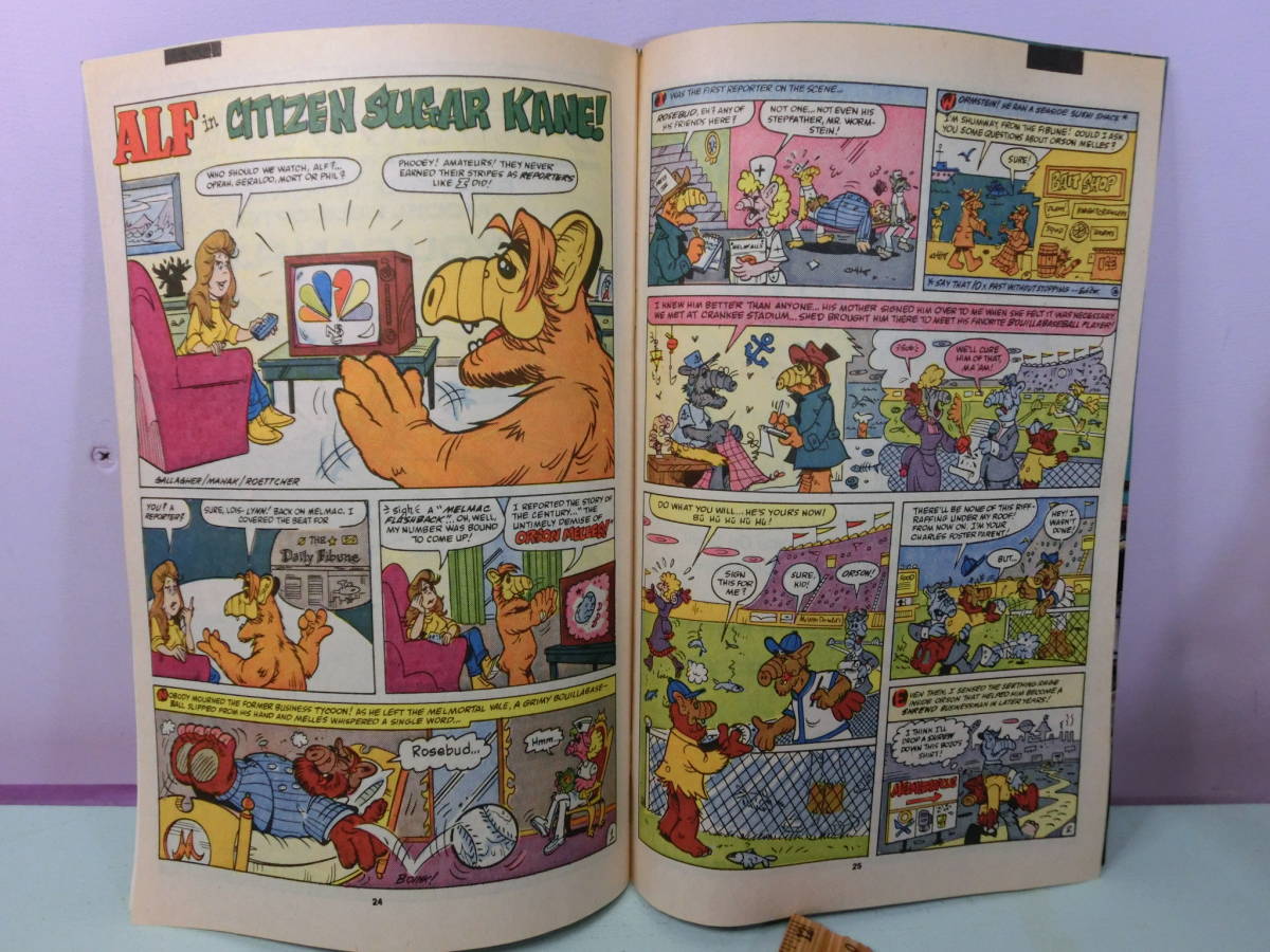  Alf ALF* подлинная вещь Vintage комикс American Comics манга * за границей драма NHK образование телевизор Tokoro George comics книга с картинками cartoon