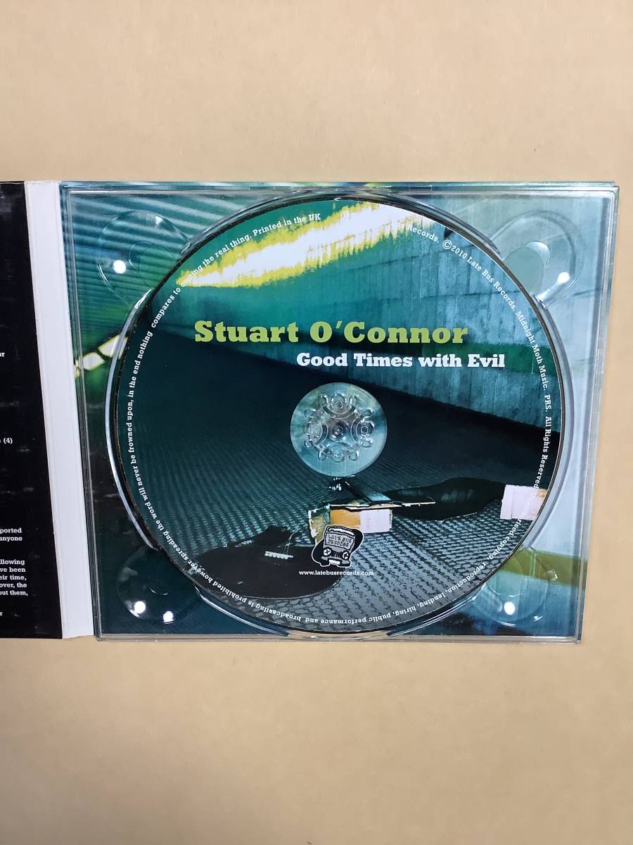 送料無料 STUART O’CONNOR「GOOD TIMES WITH EVIL」輸入盤 デジパック仕様_画像4