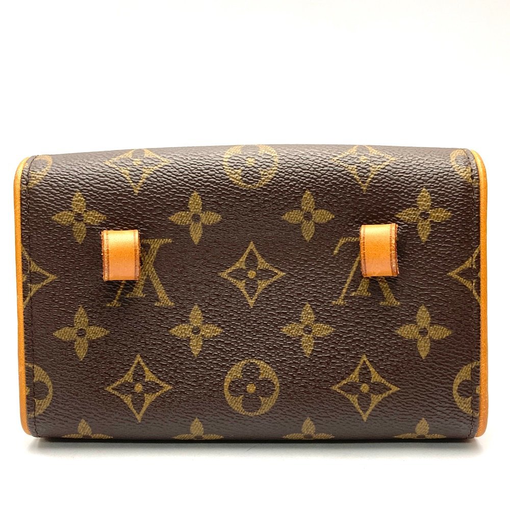 rm) LOUIS VUITTON ルイヴィトン モノグラム ポシェット フロランティーヌ M51855 ウエストポーチ ウエストバッグ ミニバッグ ※中古_画像2