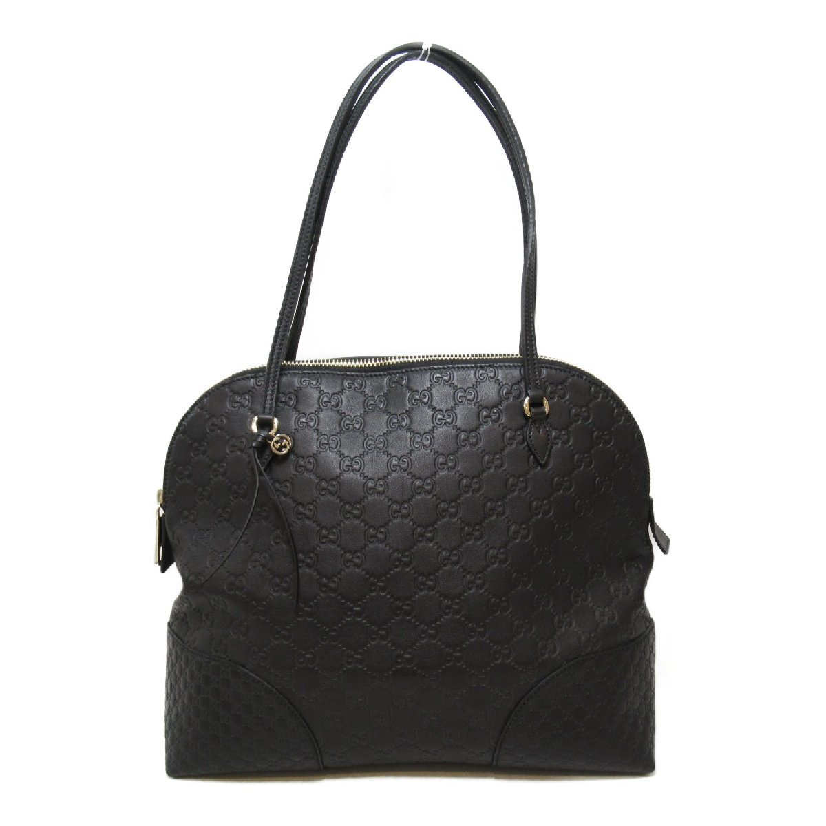 GUCCI グッチ トートバッグ ブラック系 レザー レディース www