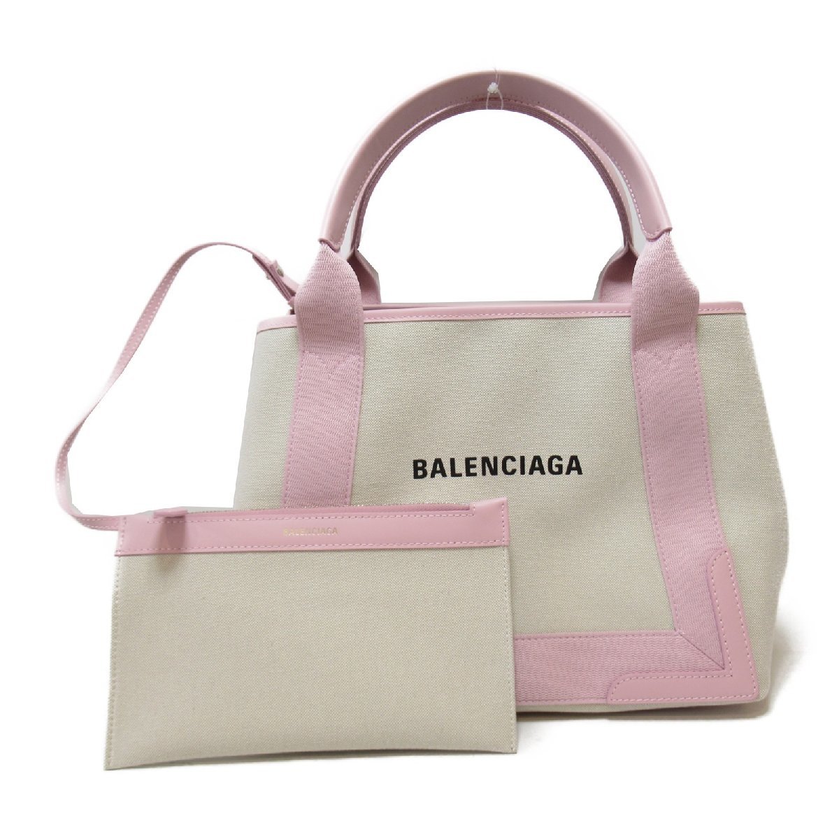 バレンシアガ BALENCIAGA ネイビーカバス S トート 新品-