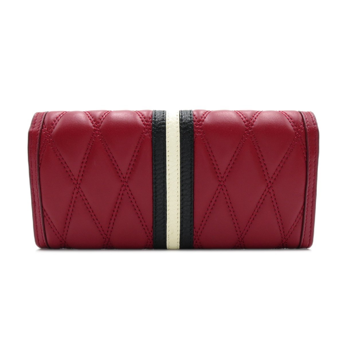 BALLY バリー 二つ折り財布 ディニー ZIP長財布 レッド系 カーフ(牛革