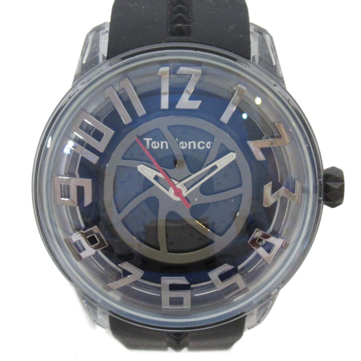 Tendence テンデンス 腕時計 キングドーム 腕時計 ブラック系 プラスティック 中古 メンズ