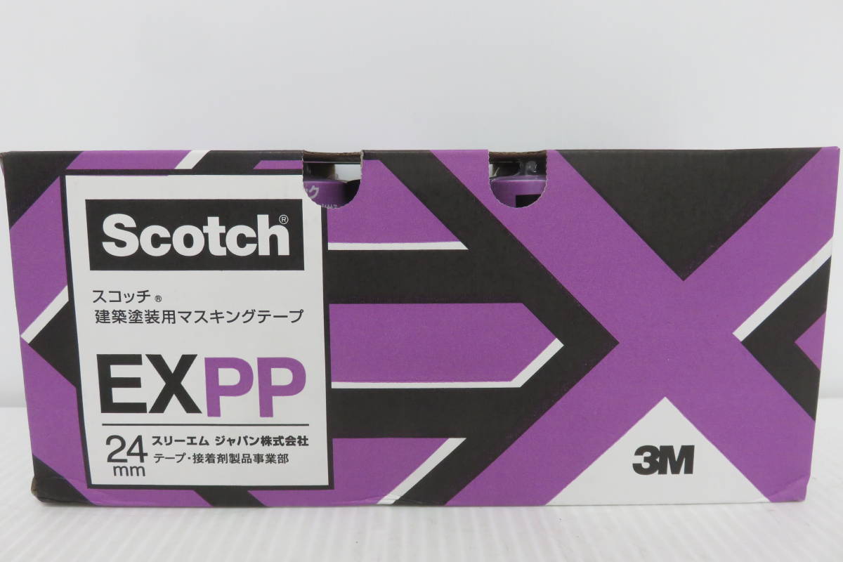 新品未使用 3M スリーエム Scotch EXPP 建設塗装用 マスキングテープ 幅24mm×長さ18m 50巻入_画像1