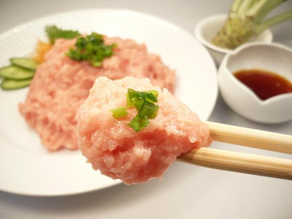 1【Max】上マグロの『ネギトロ』 500g 上マグロのタタキ 1円 ねぎとろ たたきまぐろ_醤油をつけてそのまま食べても美味しい