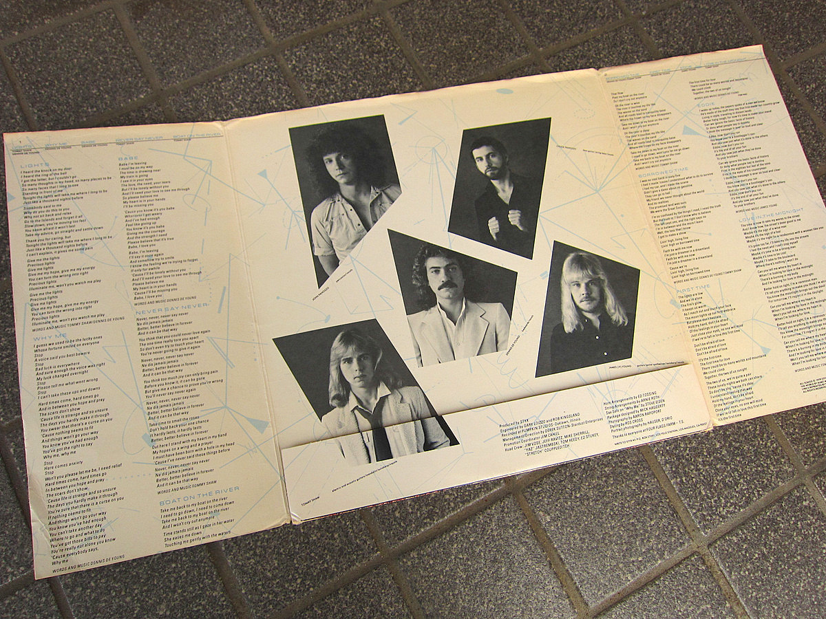 STYX●CORNERSTONE A&M RECORDS SP-3711●210529t2-rcd-12-jzレコード米LP米盤プログレロック79年US盤オリジナル_画像6