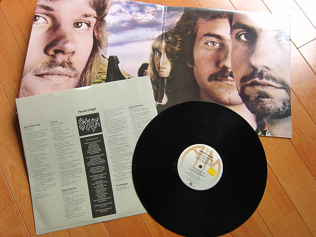 STYX●PIECES OF EIGHT A&M RECORDS SP 4724●210703t2-rcd-12-rkレコード米盤US盤米LPオリジナル78年ロック70's_画像5