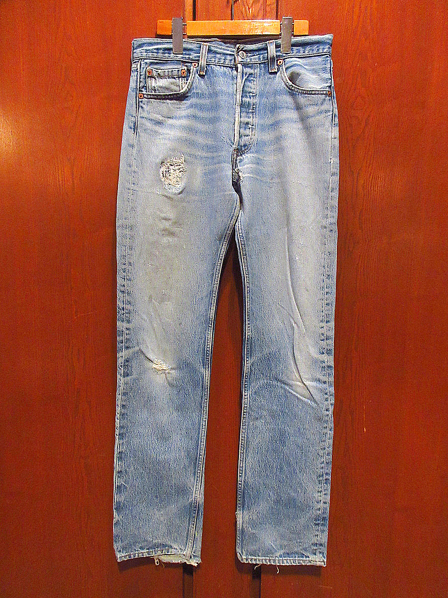 ビンテージ90’s●MADE IN U.S.A. Levi’s 501実寸W78cm●220823s1-m-pnt-jns-W31ジーンズデニムリーバイスボトムスUSA製_画像1