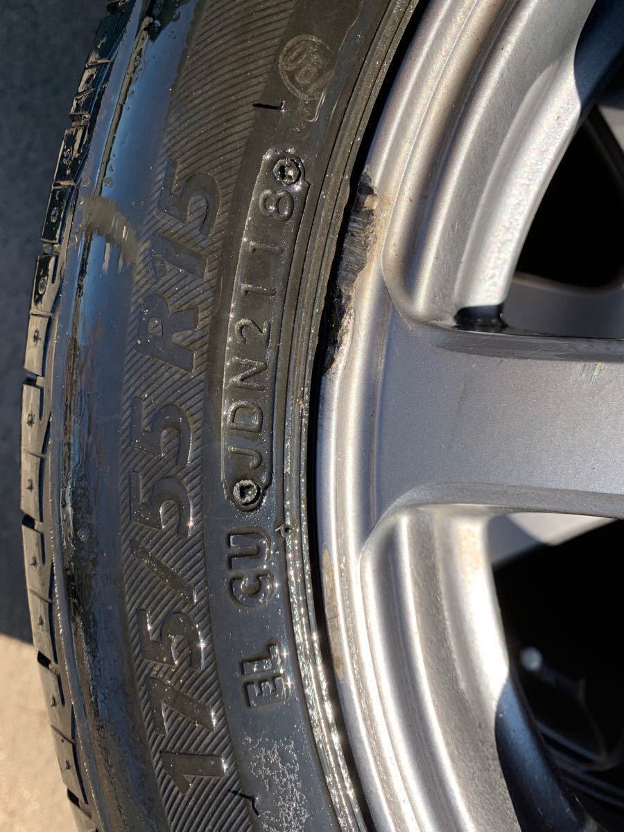 三菱 アイ 専用 アルミホイール タイヤ 4本セットですが 即購入 三菱 アイ 専用 アルミホイール タイヤ 4本セットですが 即購入