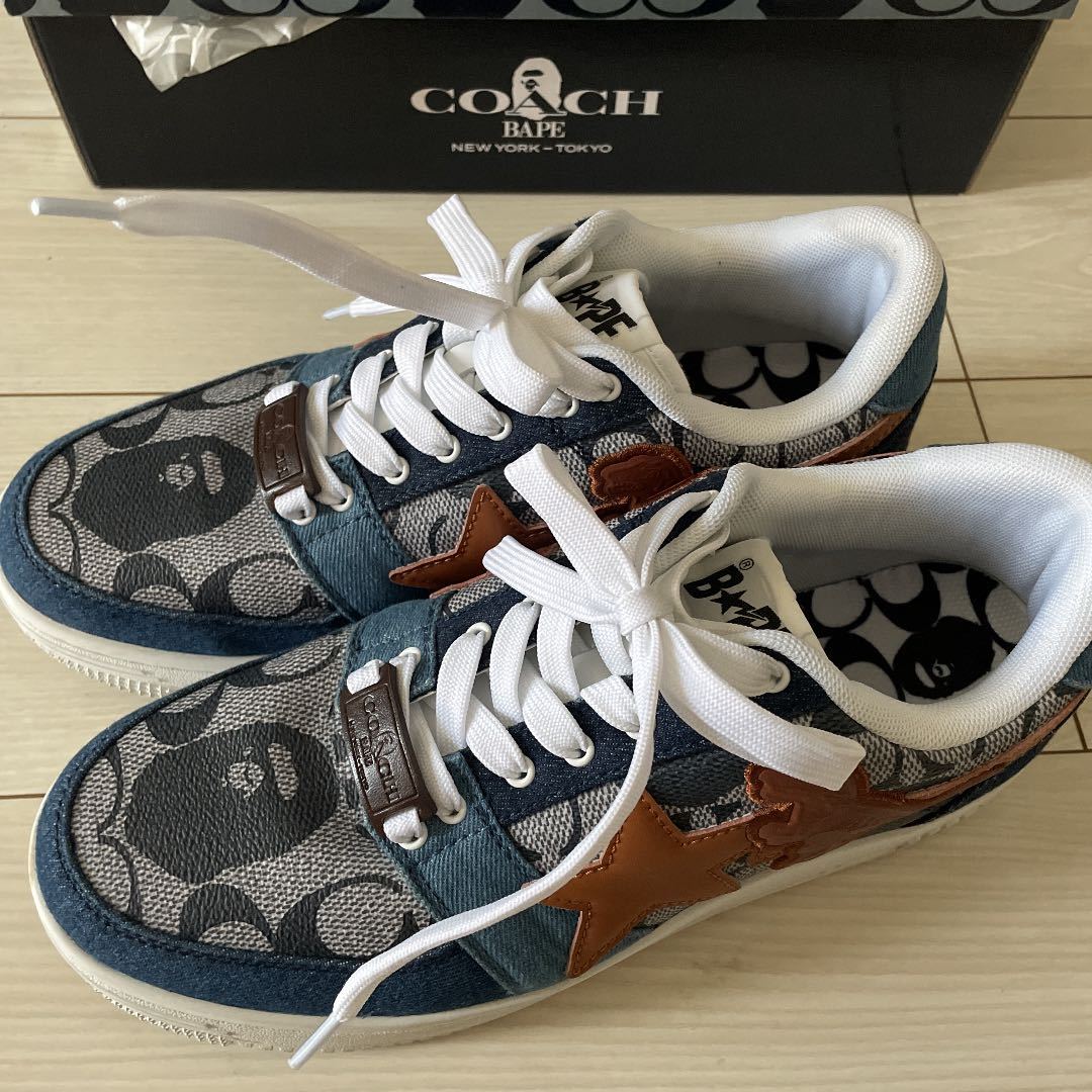 送料無料 激レア BAPE COACH BAPE STA ベイプ コーチ コラボ