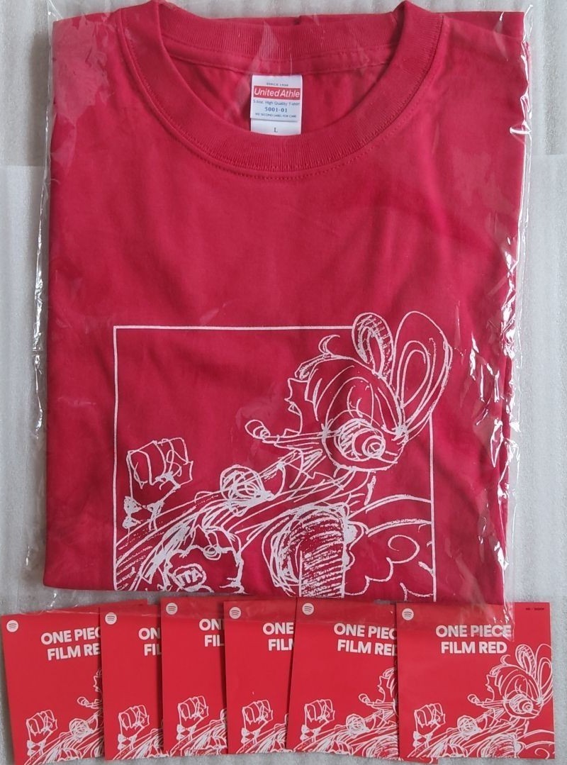ONE PIECE red spotify meet the ウタTシャツ-