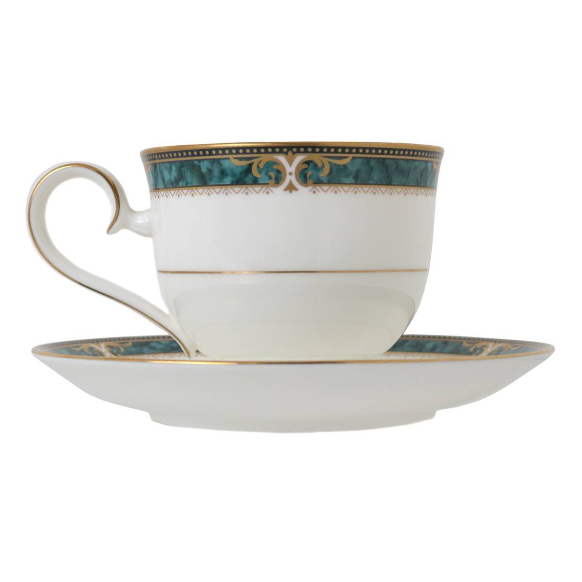 Noritake ノリタケ カップ&ソーサー 2客セット ESSEX COURT エセックスコート Bone China #4727 NT ABランク_画像2