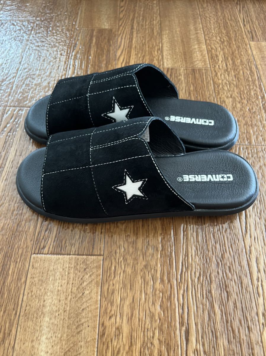 新品未使用 27㎝ converse addict one star sandal black コンバース アディクト サンダル スエード us8.5 黒 的详细信息 | One Map by FROM