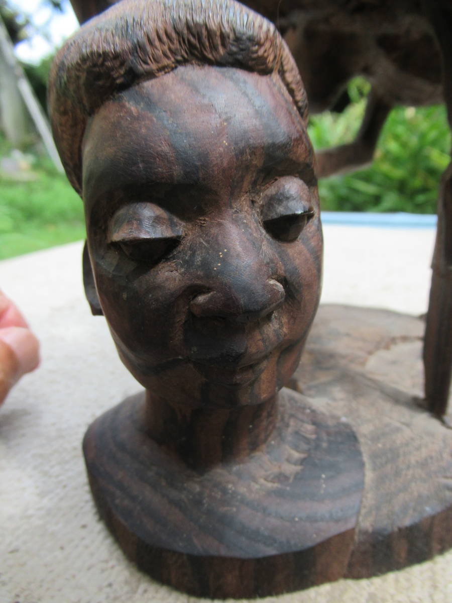 アフリカンアート・タンザニアの木彫_画像6