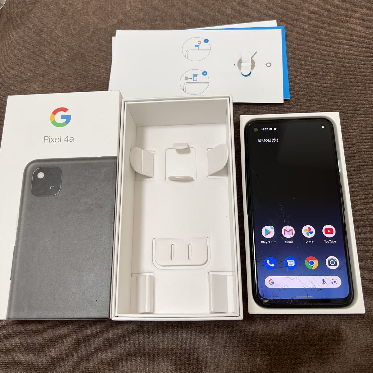 Google pixel 4a 128GB Just Black simフリー ジャンク_画像1