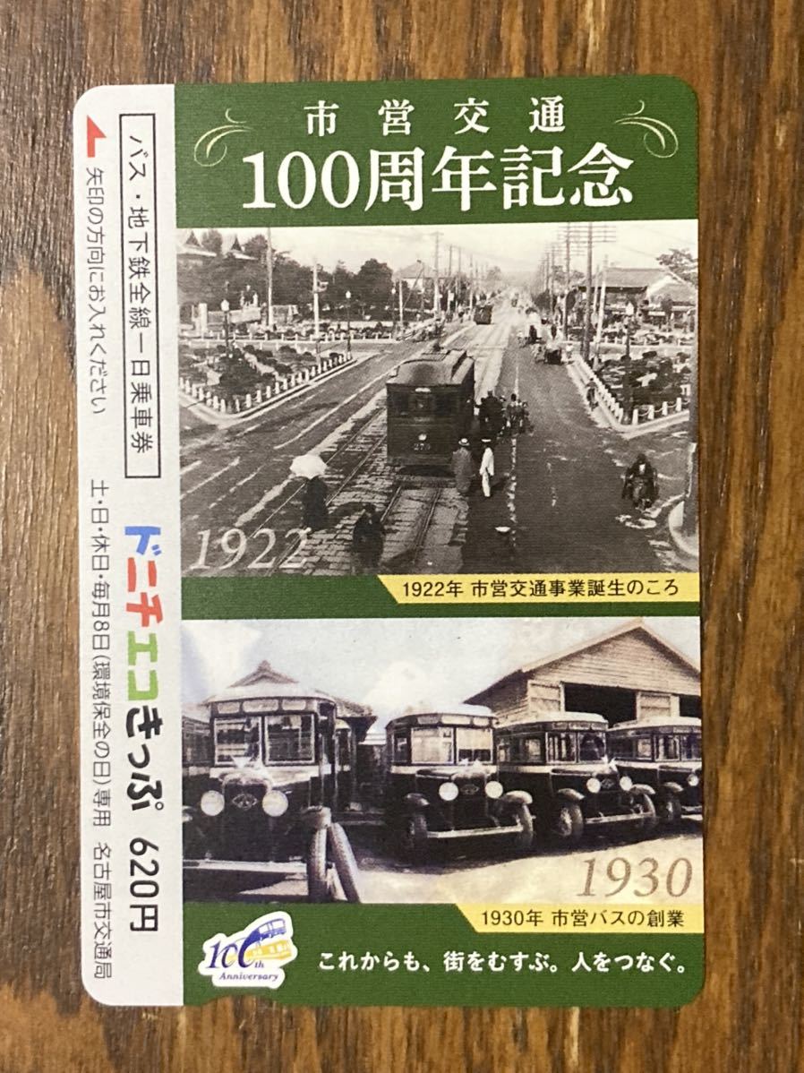 卸売 名古屋市交通局 市営交通100周年記念 ドニチエコきっぷ 使用済