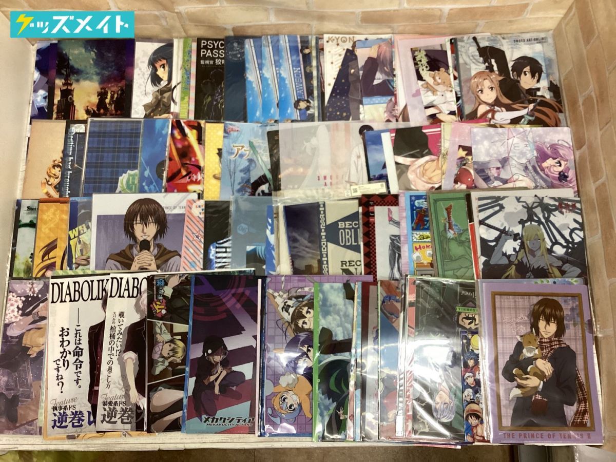現状】 アニメグッズ クリアファイル まとめ売り けいおん!、Fate