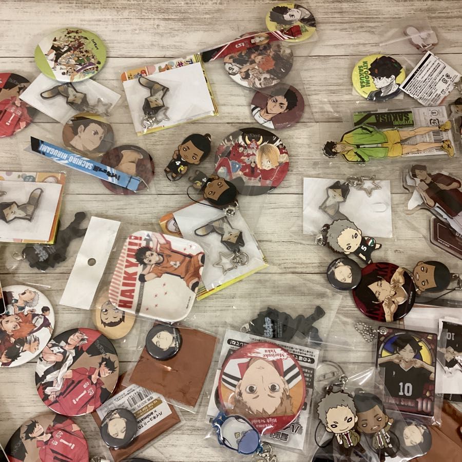 現状】 ハイキュー!! グッズ まとめ売り 日向翔陽 月島蛍 西谷夕 黒尾