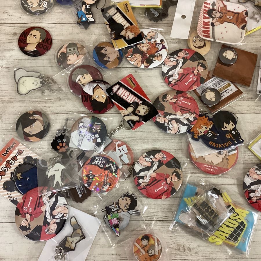 現状】 ハイキュー!! グッズ まとめ売り 日向翔陽 月島蛍 西谷夕 黒尾