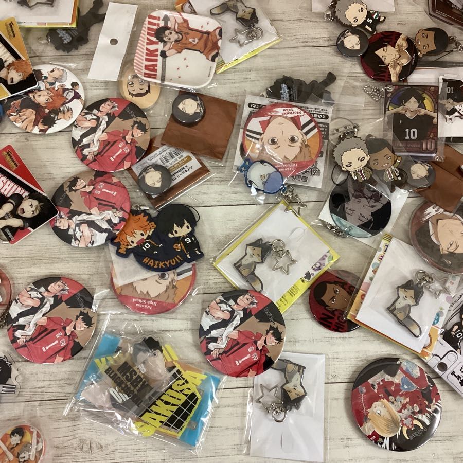 現状】 ハイキュー!! グッズ まとめ売り 日向翔陽 月島蛍 西谷夕 黒尾