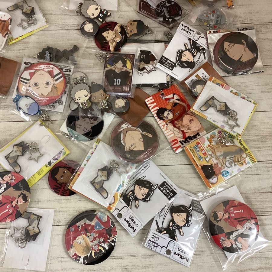 現状】 ハイキュー!! グッズ まとめ売り 日向翔陽 月島蛍 西谷夕 黒尾