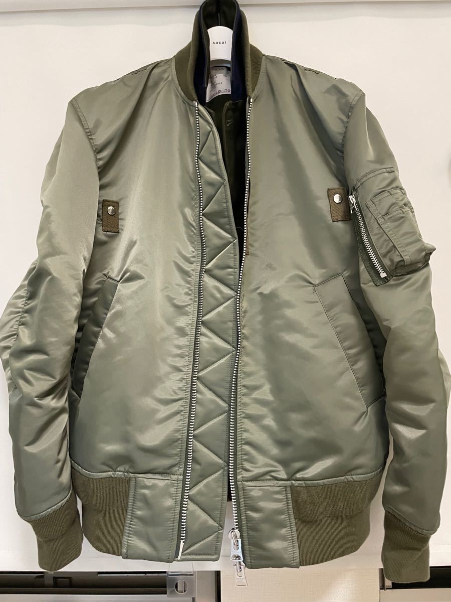 Sacai MA-1 Blouson SCM-050 新品未使用 MA-1 フライト Sacai MA-1 Blouson SCM-050 新品未使用 MA-1 フライト